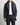 Beaulin Paris Manteau Homme Style Officier Gris Foncé - detail poche et quincaillerie