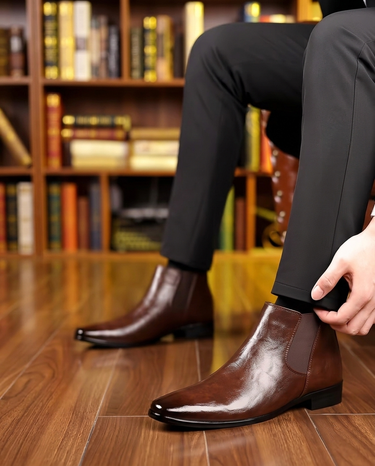 Bottines Homme Chelsea à Élastiques Latéraux