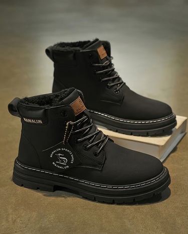 Bottes Homme Fourrées à Lacets