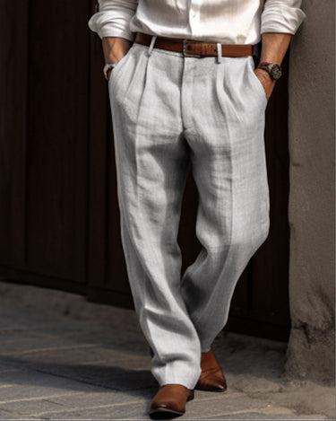 Grey Trousers - Beaulin Paris