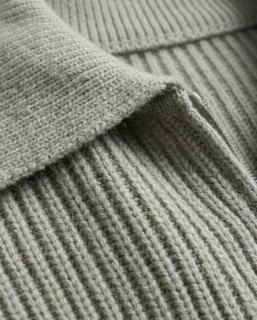 Pull Homme Cabourg Zippé Structuré