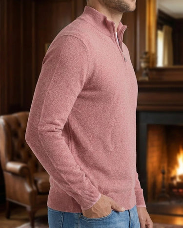 Pull Homme Montmartre Col V à Zip
