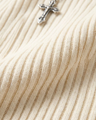 Pull Homme Col Rond Ample Beige
