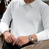White Knit Sweater - Beaulin Paris