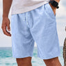 Light Blue Shorts - Beaulin Paris