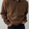 Brown Knit Sweater - Beaulin Paris