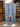 Light Blue straight leg jeans - Beaulin Paris