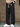 Black straight leg jeans - Beaulin Paris