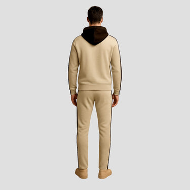 Beige hooded tracksuit - Beaulin Paris