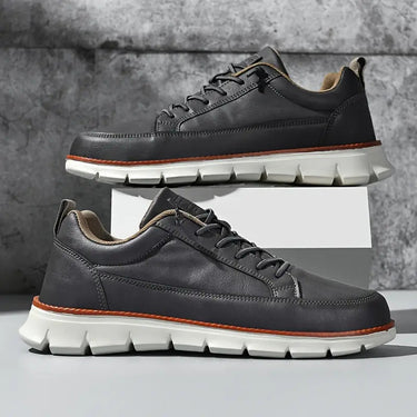 Navy lace up trainers - Beaulin Paris