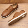 Light Brown derby sneakers - Beaulin Paris