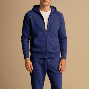 Navy knitted co-ord set - Beaulin Paris