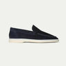 Dark Blue Loafers - Beaulin Paris