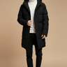 Black puffer coat - Beaulin Paris
