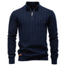 Navy half-zip jumper - Beaulin Paris