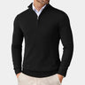 Black half-zip jumper - Beaulin Paris