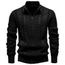 Black zip-through jumper - Beaulin Paris
