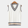 White sleeveless jumper - Beaulin Paris