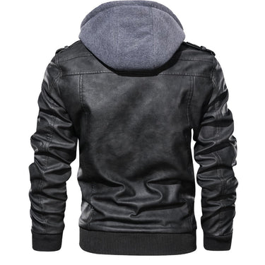Dark Grey hooded jacket - Beaulin Paris