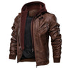 Dark Brown hooded jacket - Beaulin Paris