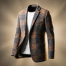 Brown houndstooth blazer - Beaulin Paris