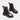 Black fur lined boots - Beaulin Paris